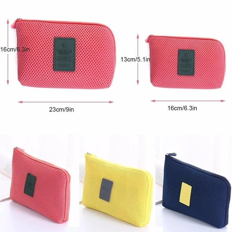 Travel Digital Organizer Bag – USB Cable, Earphone & Gadget Travel Organizer Bag Axl