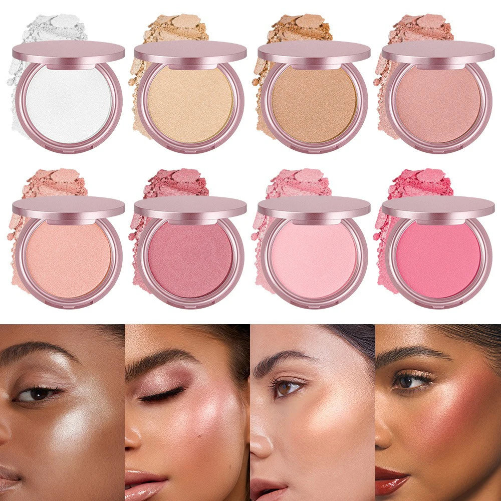 Private Label Shimmer Highlighter Powder – Vegan Wholesale Pressed Highlighter Powder Axl