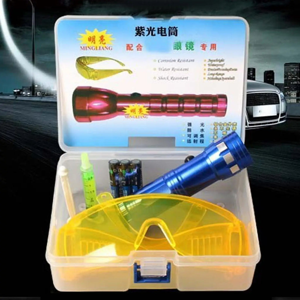 UV Fluorescent AC Leak Detection Kit – Car & Home Systems AC Leak Detection Kit Axl