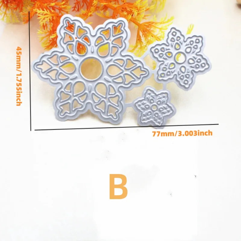 Flower & Leaf Metal Cutting Dies – Scrapbooking & Cards Metal Cutting Dies Axl B