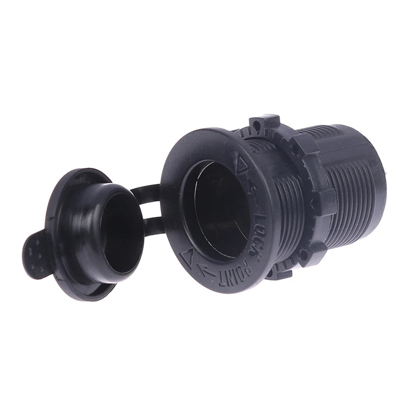 12V-24V Waterproof Cigarette Lighter Socket for Car, Boat & Bike Car Power Socket Axl