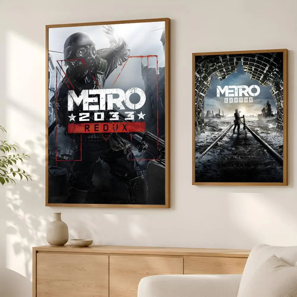Metro Exodus HD PVC Wall Poster – Self-Stick & Waterproof Wall Art Poster Axl