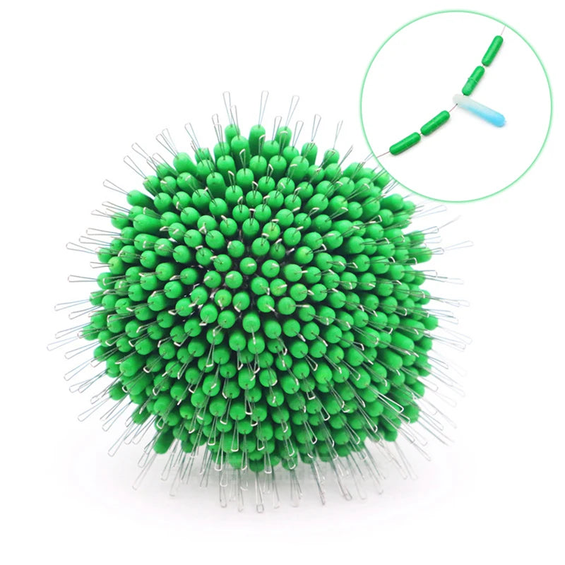 300 Pcs Silicone Fishing Bobber Stoppers & Space Bean Connectors Fishing Bobber Stopper Axl