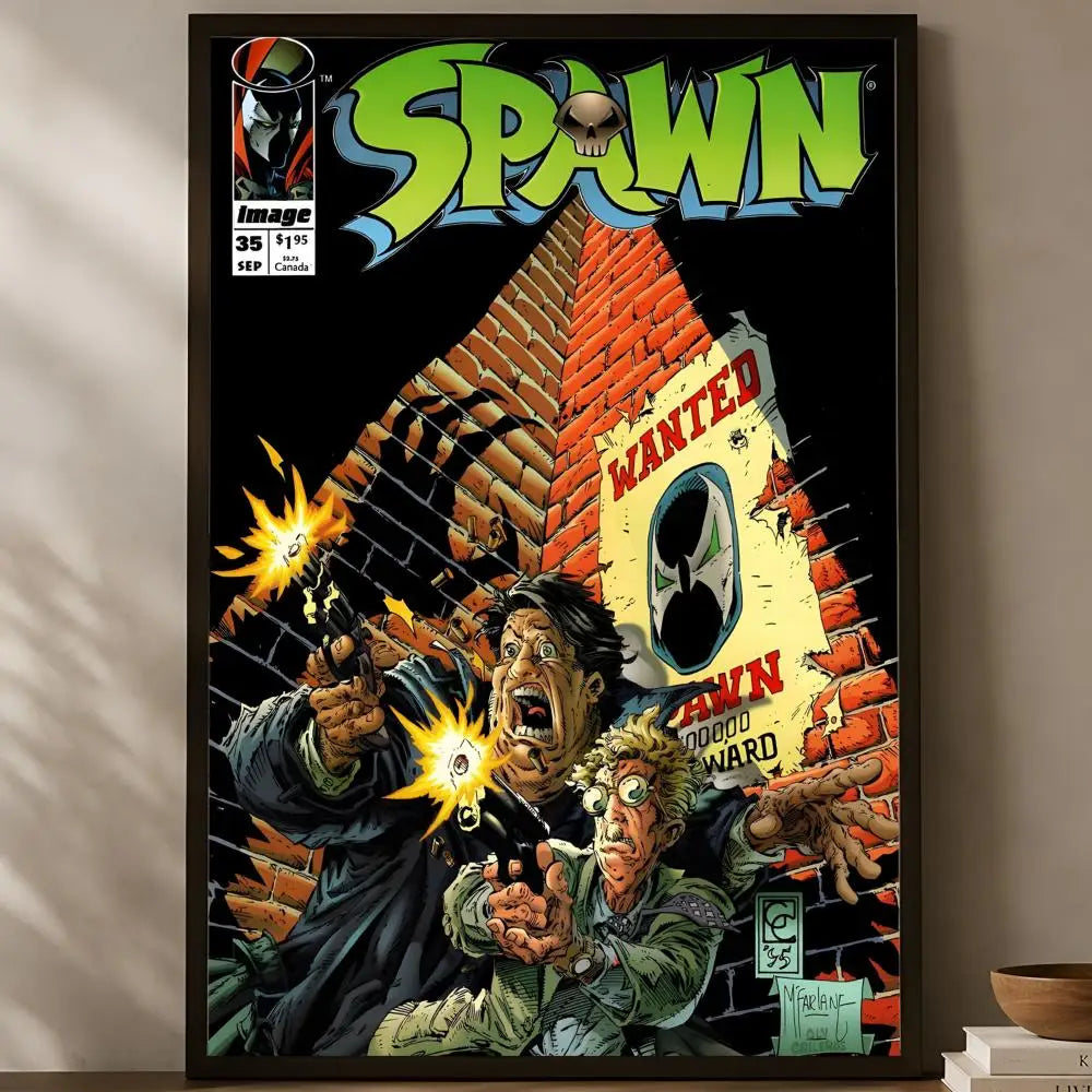 Spawn HD Self-Stick PVC Wall Poster – Waterproof Home Decor Wall Art Poster Axl White03 50X70cmNoframe