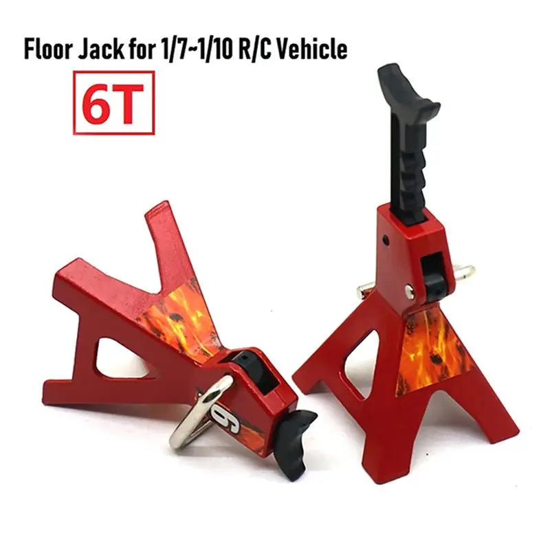 RC Car Scale Jack Stands – Metal Lift for 1/24 & 1/18 Models RC Scale Accessory Axl