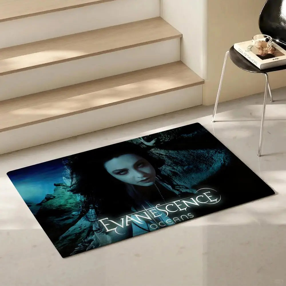 Evanescence Flannel Floor Mat – Non-Slip Soft Indoor Rug Flannel Floor Mat Axl