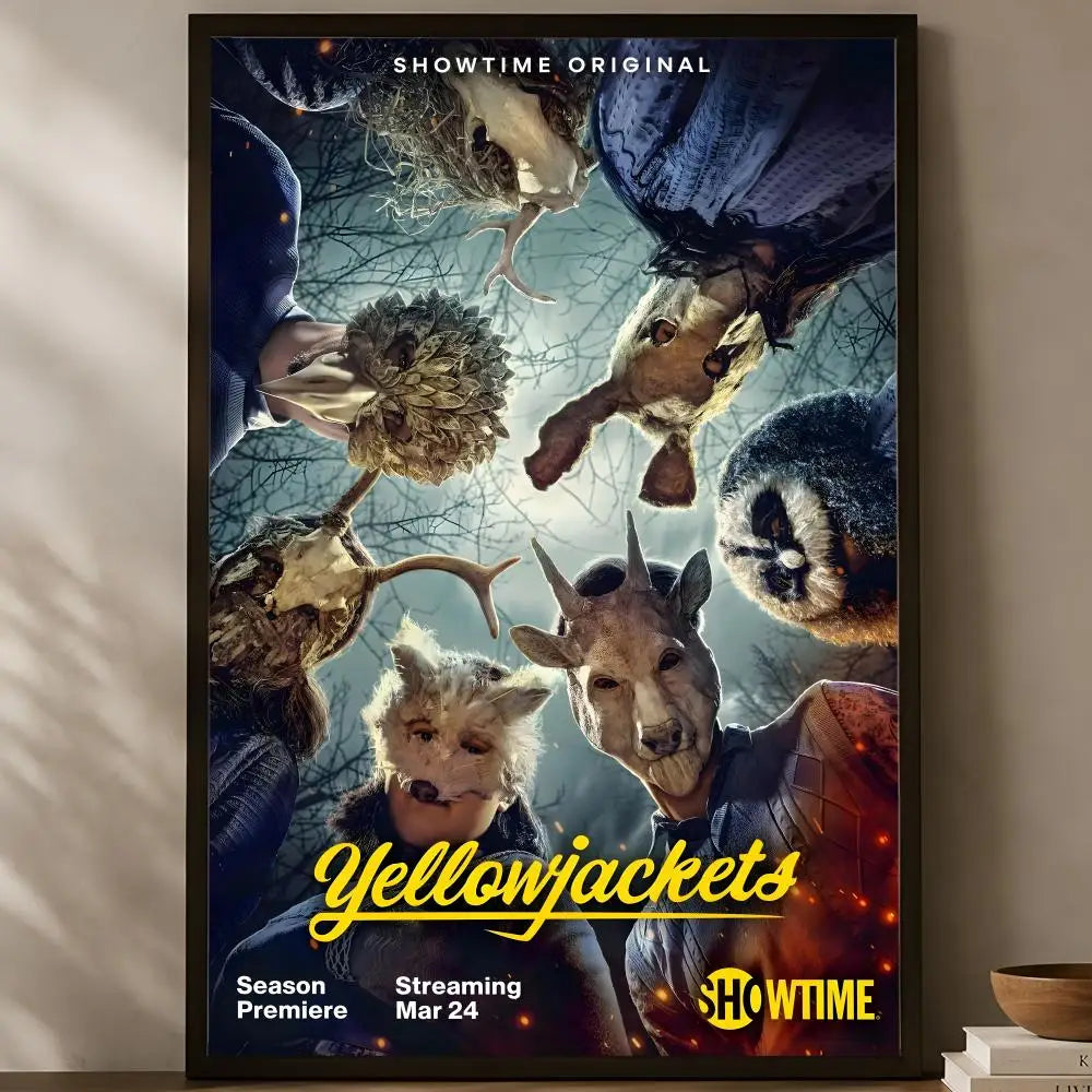 Yellowjackets Show Poster – Self-Stick HD Waterproof Wall Art Wall Art Poster Axl