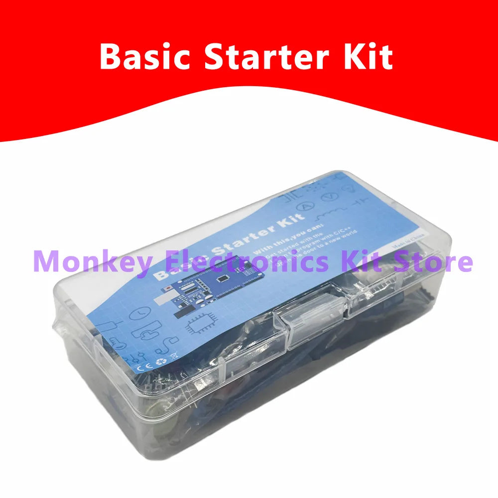 400-Hole Breadboard Kit – LED, Sensor, Resistor & Voltage Kit Electronics Learning Kit Axl