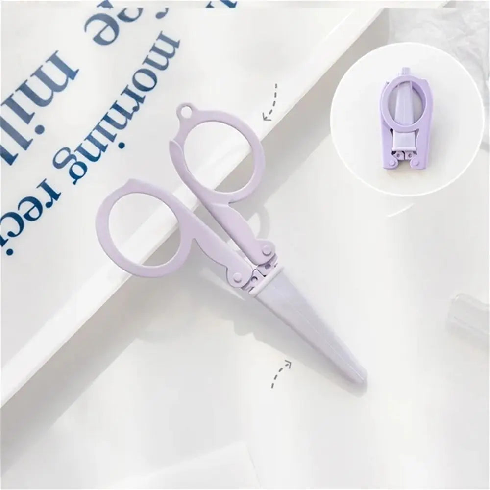 Morandi Folding Scissors – Stainless Steel Keychain Cutter Folding Scissors Axl