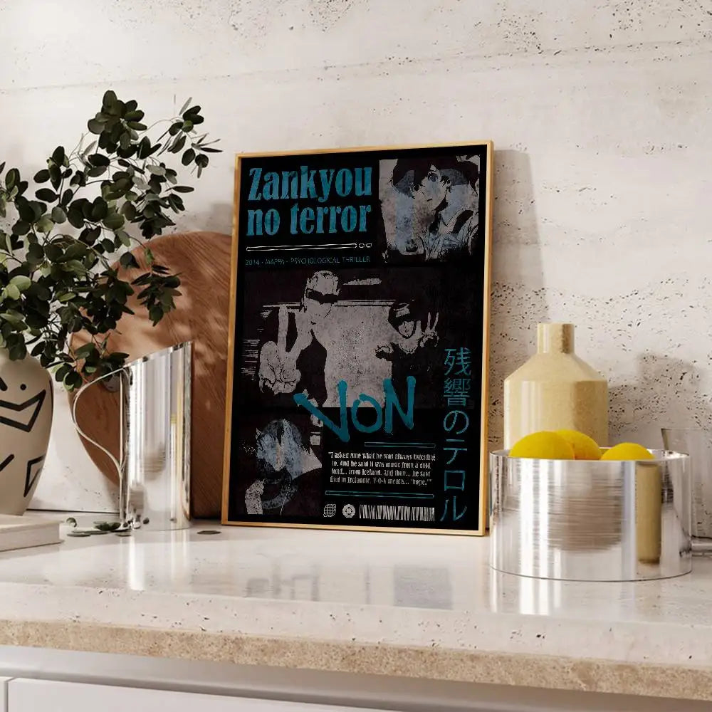 Terror in Resonance Anime Poster – Self-Adhesive HD Wall Art Anime Wall Poster Axl