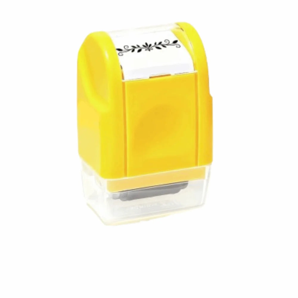 Vine Pattern Rolling Stamp – Retro DIY Craft Roller Seal Craft Roller Stamp Axl Yellow