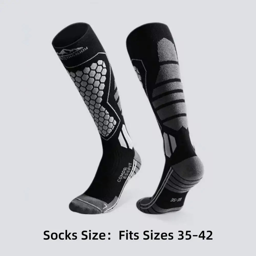 Thermal Ski Socks – Anti-Slip Moisture-Wicking Winter Sport Thermal Ski Socks Axl