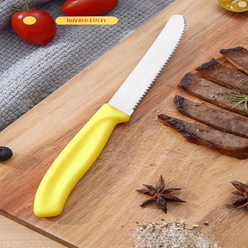 3-Piece Stainless Steel Kitchen Knife Set – Steak, Bread & Fruit Kitchen Knife Set Axl