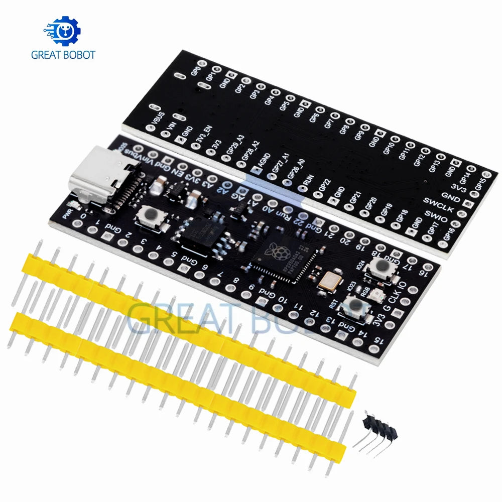 RP2350A Dual-Core Dev Board 16MB – Raspberry Pi Pico 2 Compatible Microcontroller Dev Board Axl