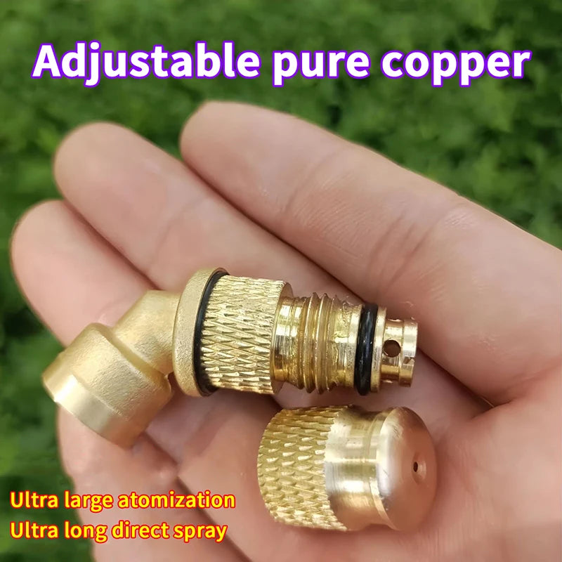 Adjustable Brass Atomizing Spray Nozzle – Garden & Agriculture Brass Spray Nozzle Axl