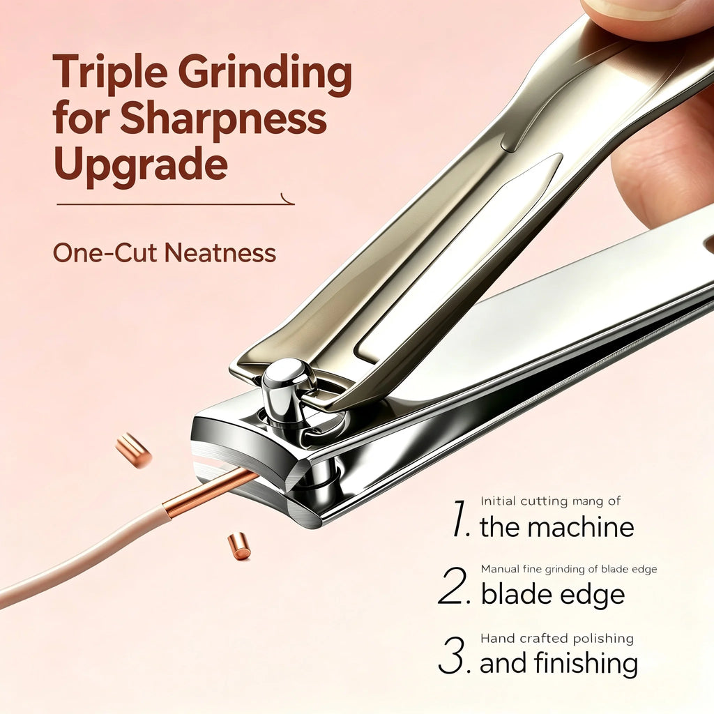 10-Piece Stainless Steel Manicure Kit – Nail Clippers & Tweezers Manicure Kit Axl