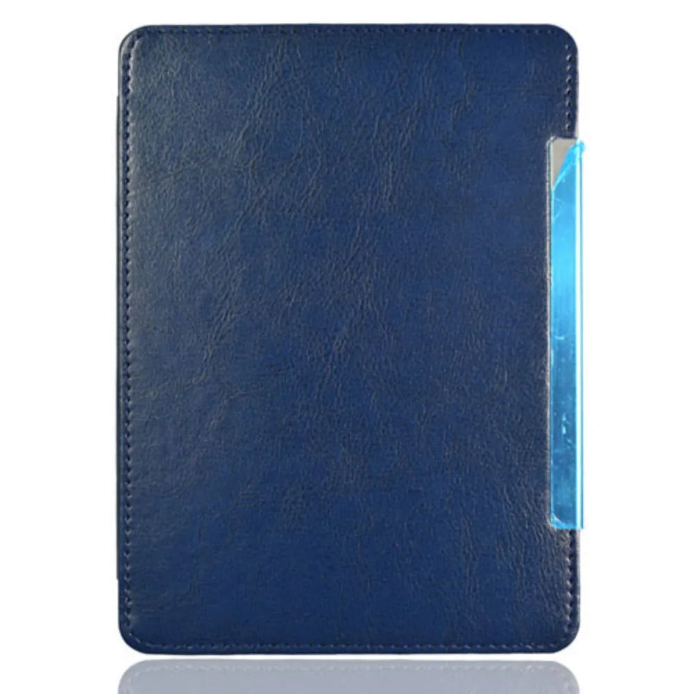 PU Leather Folio Case for Kindle 4th/5th Gen – Magnetic Cover E-Reader Folio Case Axl Dark Blue