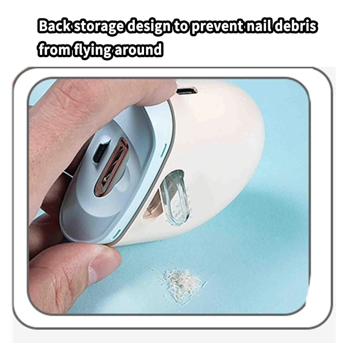 Electric Nail Clipper with LED Light – Auto Grinder & Trimmer Electric Nail Trimmer Axl
