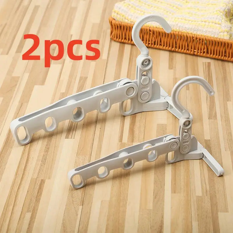 2-Pack Foldable 5-Hook Clothes Hanger – Travel & Space-Saving Clothes Hanger Axl 2pcs