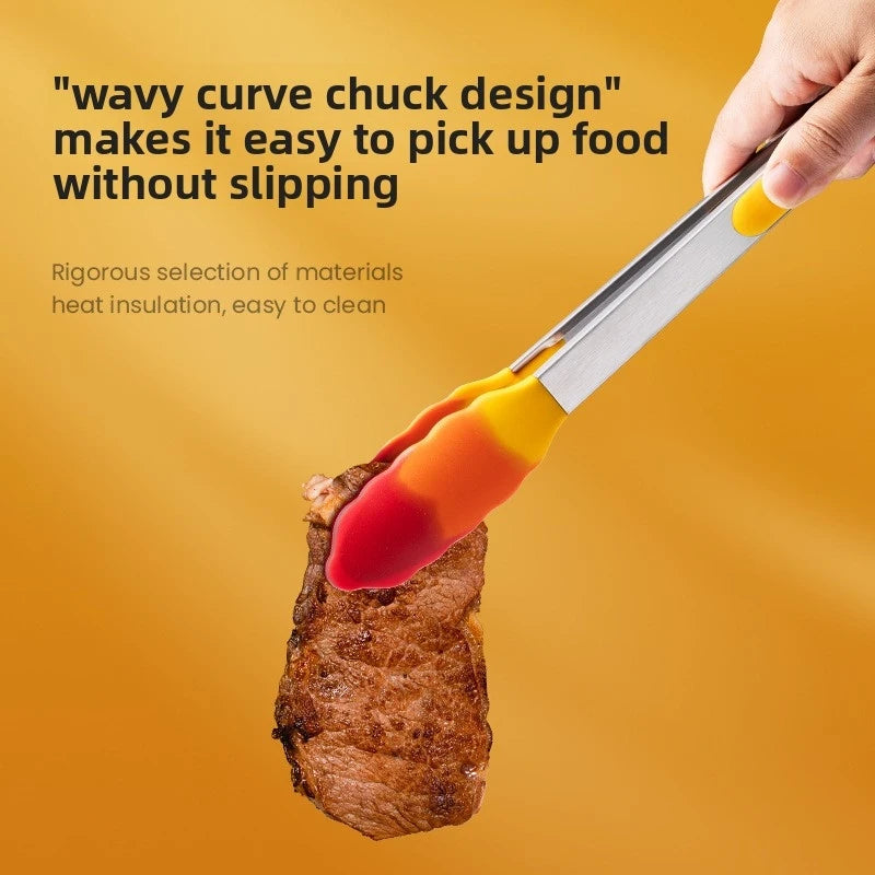 Heat Resistant Silicone Food Tongs – BBQ & Kitchen Cooking Kitchen Tongs Axl