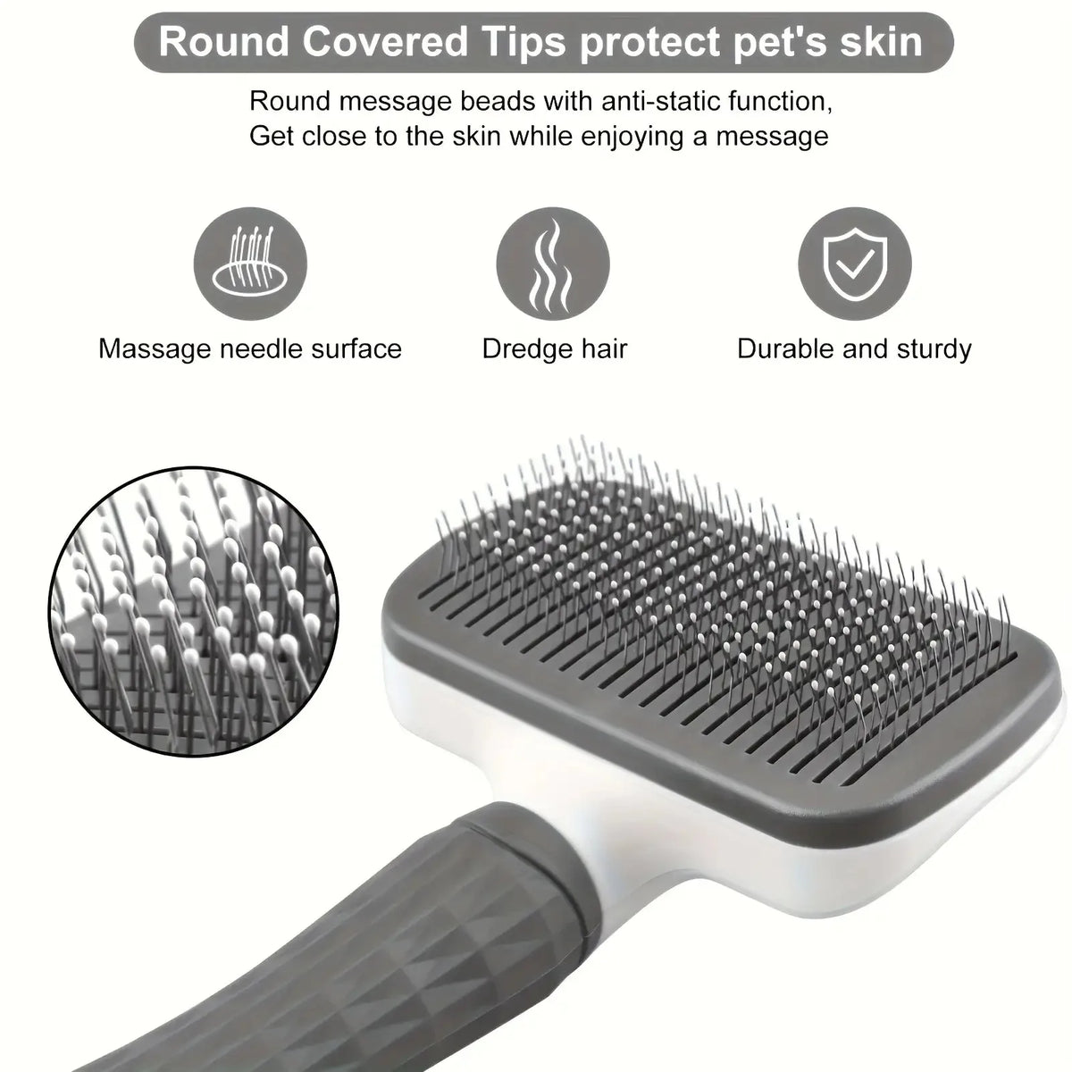 Self-Cleaning Pet Grooming Brush for Dogs & Cats Pet Grooming Brush Axl