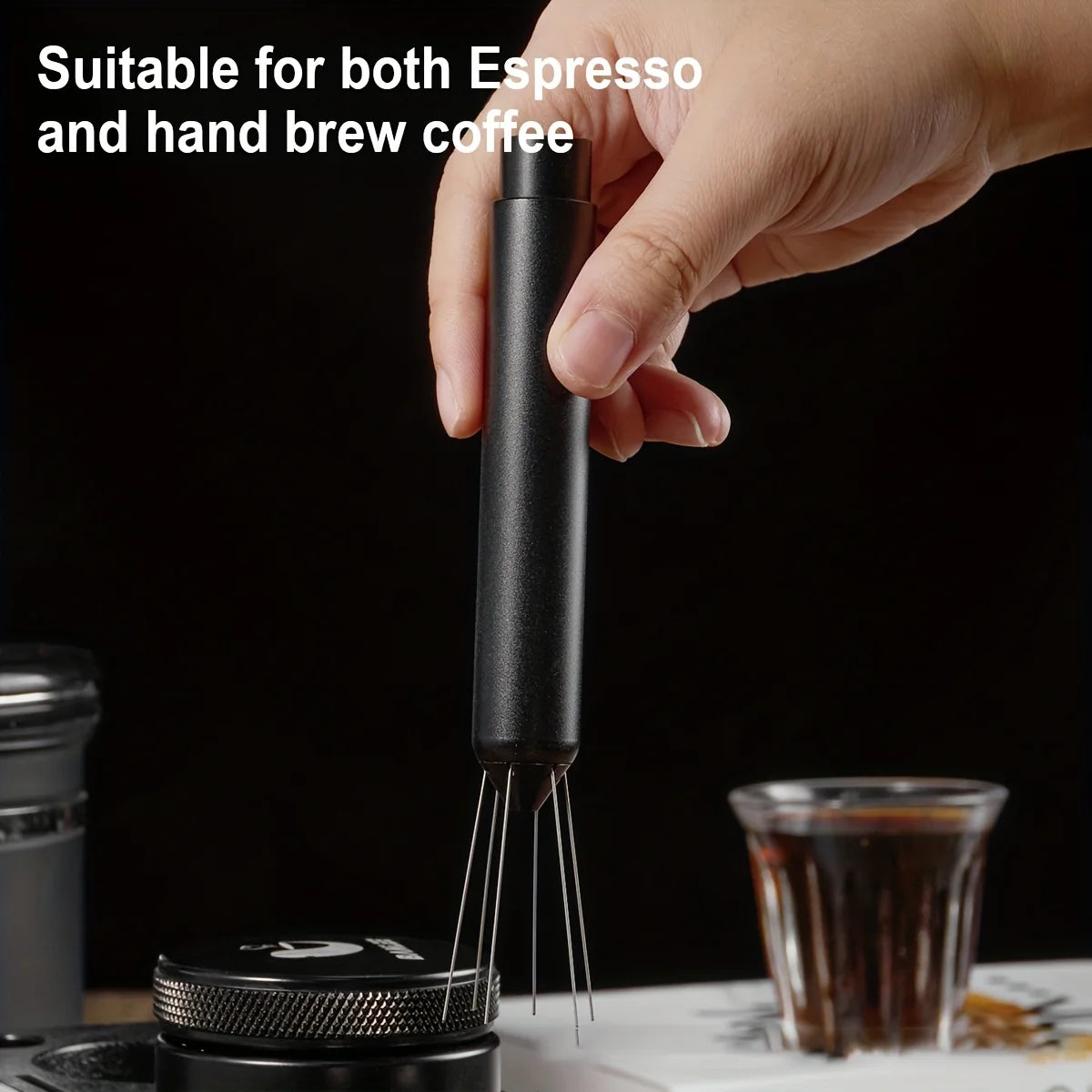 WDT Espresso Distribution Tool – Retractable Needle Stirrer Espresso Distribution Tool Axl