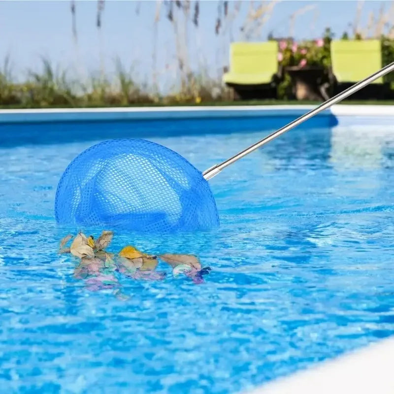 Telescopic Pool Skimmer Net – Leaf & Debris Cleaning Net Pool Skimmer Net Axl