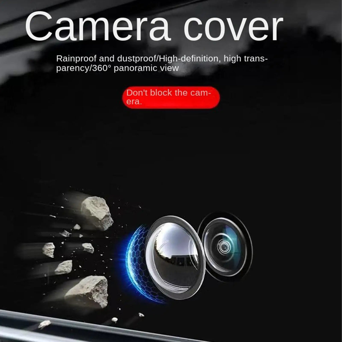 360° Panoramic Car Camera Lens Protective Cover – 2 Pack Camera Lens Protector Axl