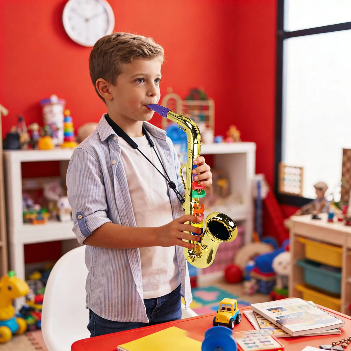 Kids Toy Saxophone – Educational Musical Instrument for Children Kids Musical Toy Axl