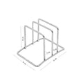 Stainless Steel Pot Lid & Cutting Board Rack | Kitchen Organizer Kitchen Storage Rack Axl onesize