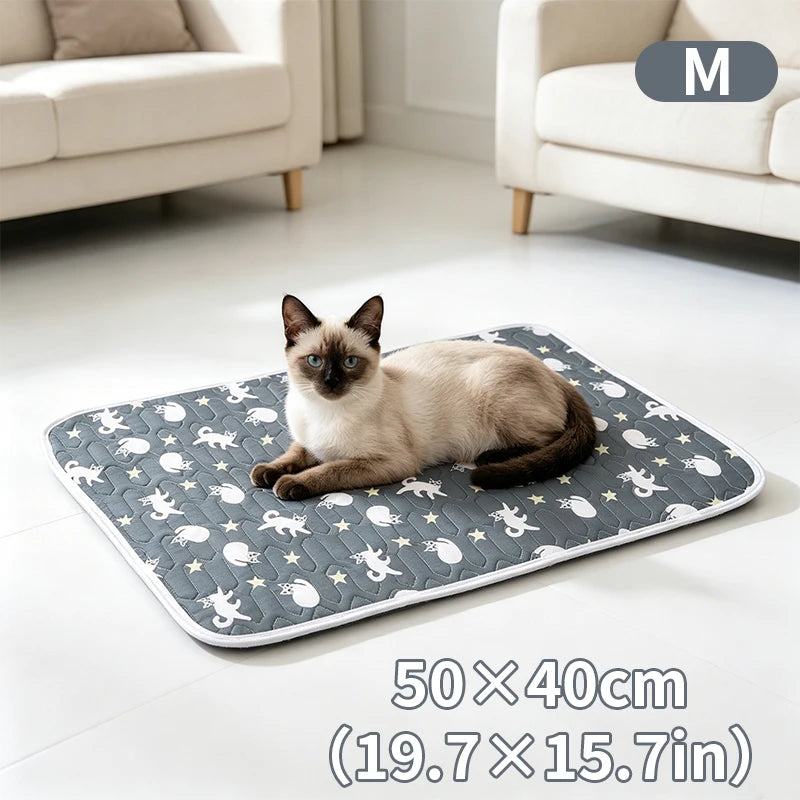 Ice Silk Pet Cooling Mat – Waterproof Dog & Cat Sleeping Pad Pet Cooling Mat Axl M 50X40CM