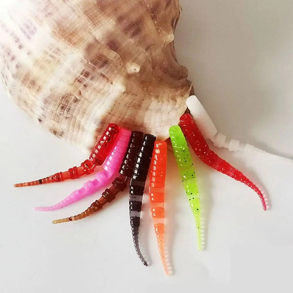 10-Pack 40mm Soft Minnow Fishing Lures – Sinking Silicone Bait Soft Fishing Lures Axl