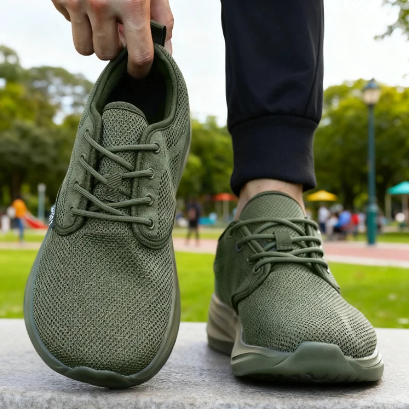 ZULIWAGN Wide Toe Zero Drop Sneakers – Unisex Walking Shoes Walking Sneakers Axl