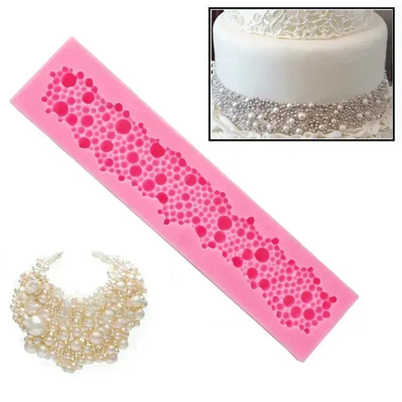 3D Pearl Bubble Silicone Mold – Fondant Chocolate Cake Decorating Silicone Baking Mold Axl