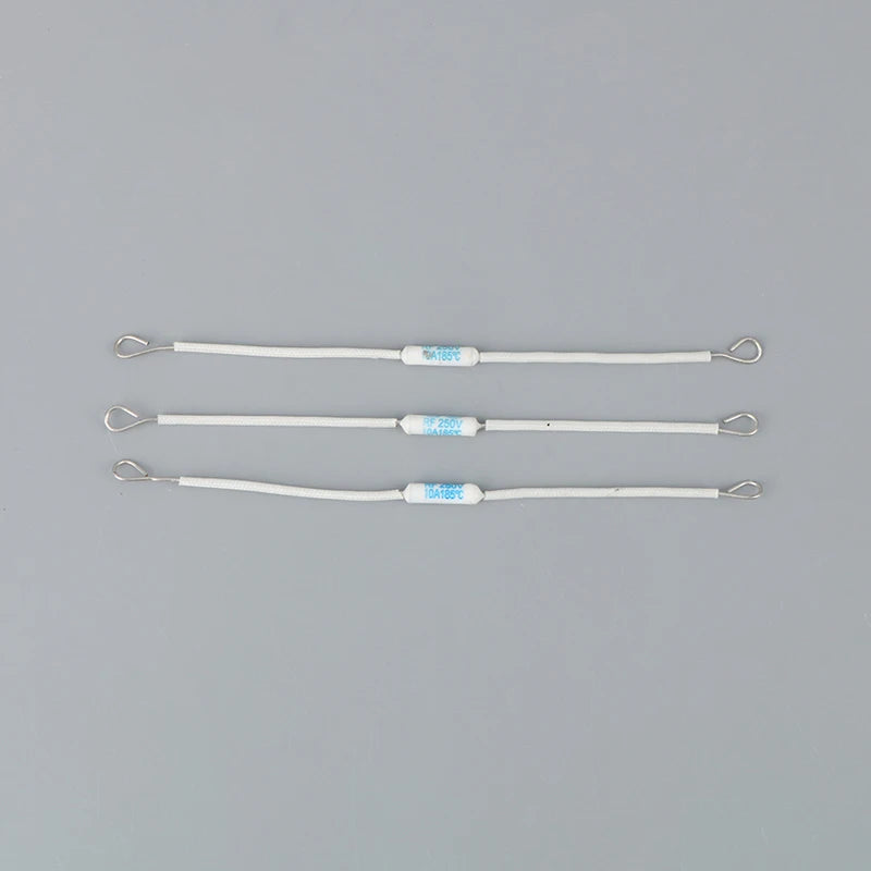 10-Pack RF250V 10A 185°C Ceramic Thermal Cutoff Fuse Thermal Cutoff Fuse Axl