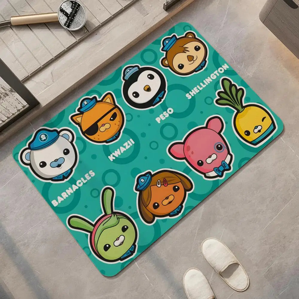 Octonauts Diatomite Bath Mat – Quick Dry & Non-Slip Diatomite Bath Mat Axl