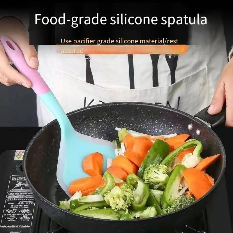 Wide Silicone Non-Stick Spatula – Kitchen Scraper Cooking Tool Silicone Spatula Axl