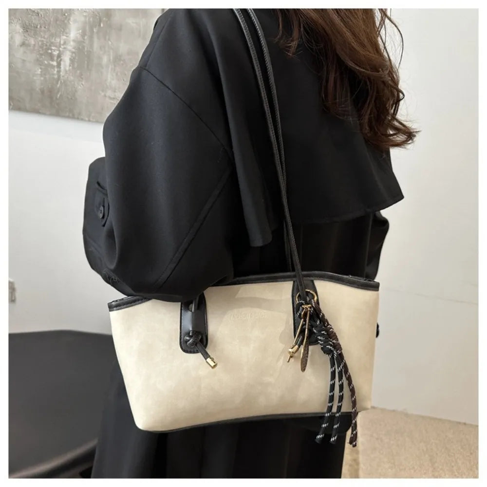 Y2K PU Leather Crossbody Shoulder Bag – Large Capacity Tote Shoulder Crossbody Bag Axl