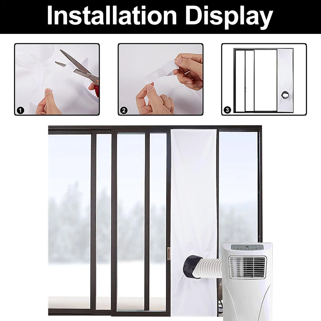 Universal Window Seal Kit for Portable AC & Dryer Vents AC Window Seal Kit Axl