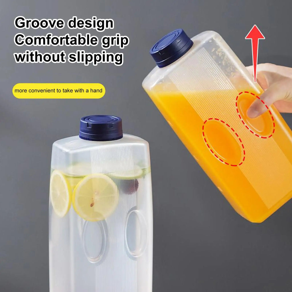 2L Fridge Juice Bottle – Leakproof Beverage Dispenser with Lid Beverage Dispenser Bottle Axl