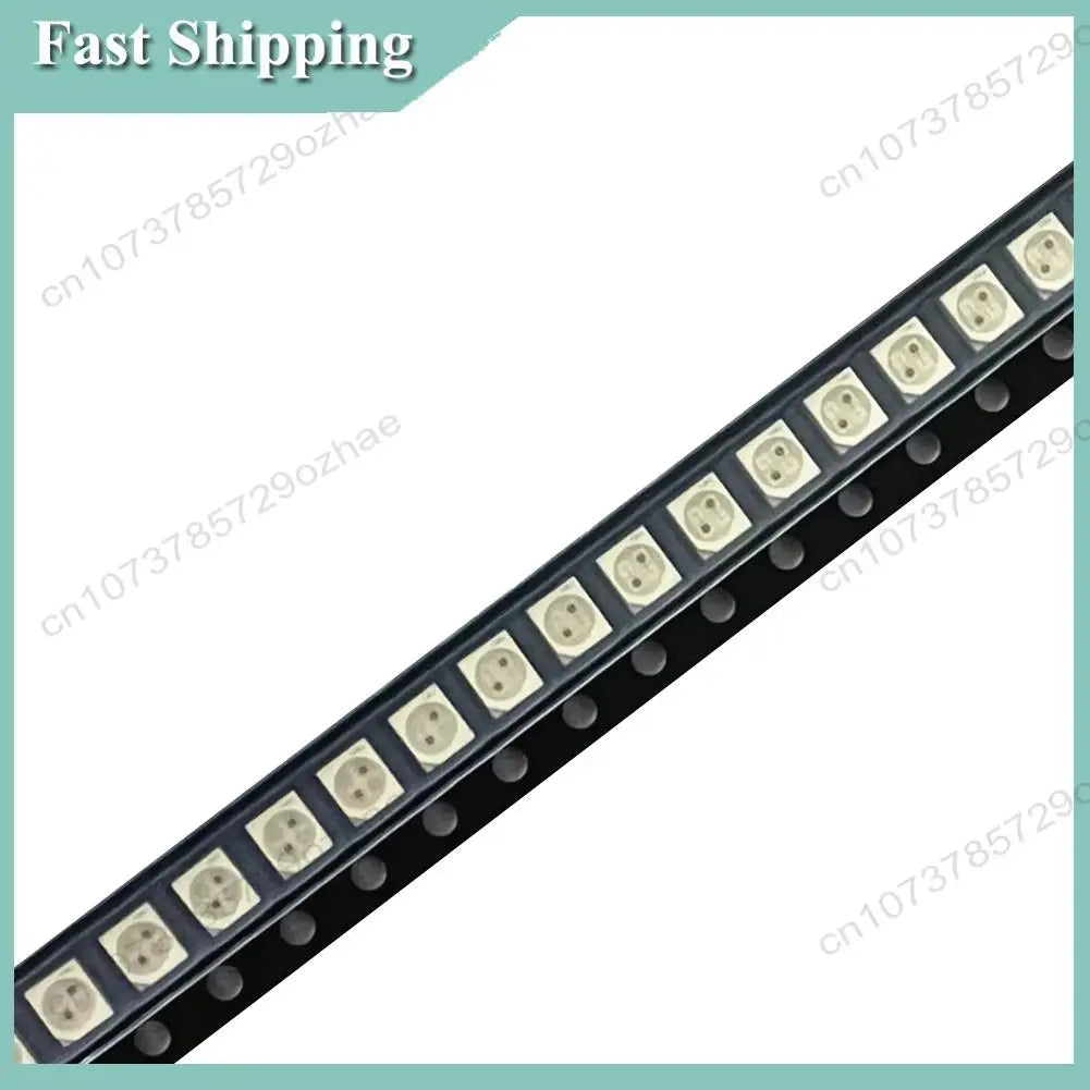 100PCS 3528 Bicolor SMD LED Beads Amber & Yellow PLCC-4 SMD LED Beads Axl