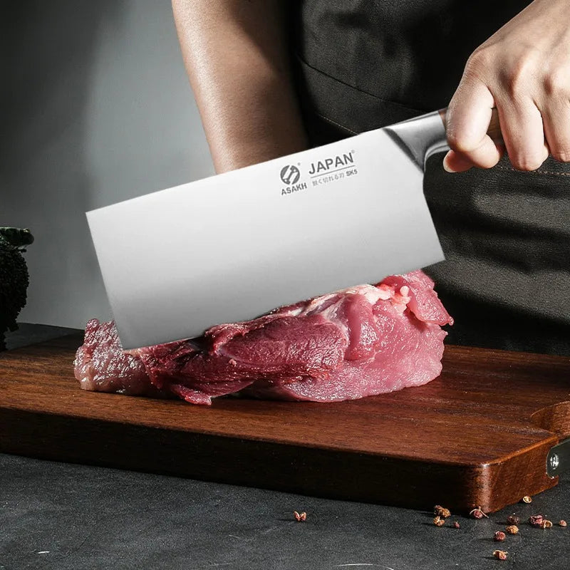 5Cr15 Stainless Steel Japanese Chef Knife with Gift Box Kitchen Knife Set Axl
