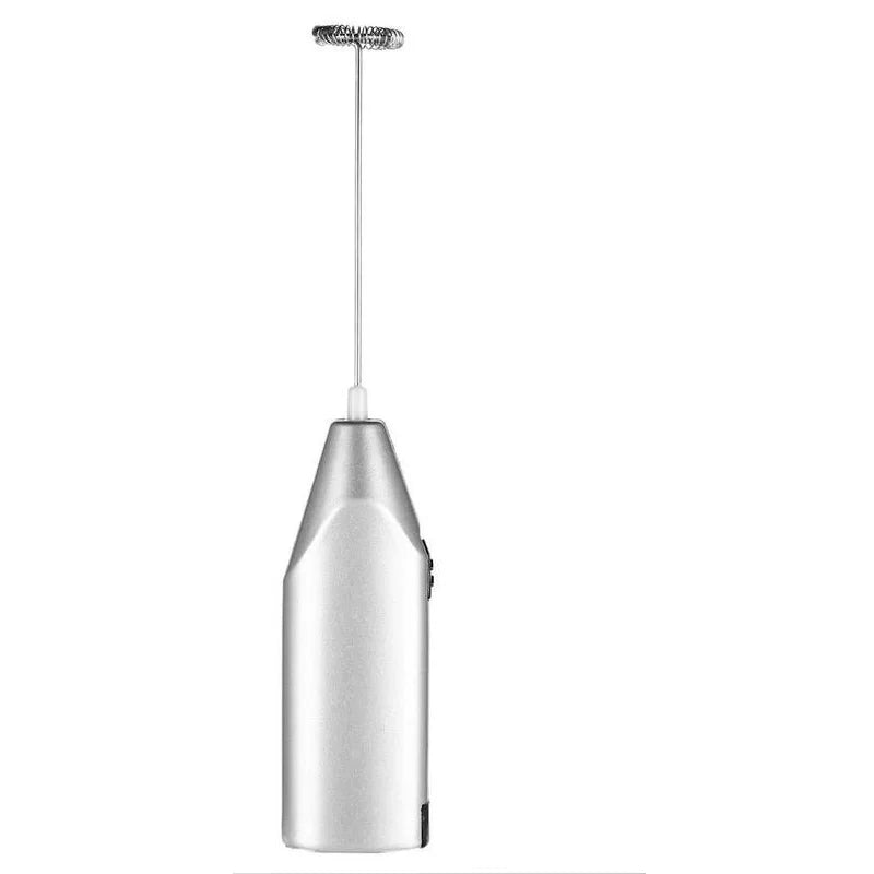Electric Milk Frother & Handheld Egg Beater | Mini Whisk Mixer Handheld Milk Frother Axl Silver