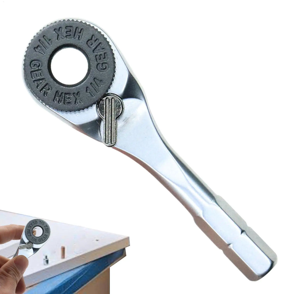 Mini Portable Ratchet Wrench – Compact Bit Tool for DIY & Auto Ratchet Wrench Axl