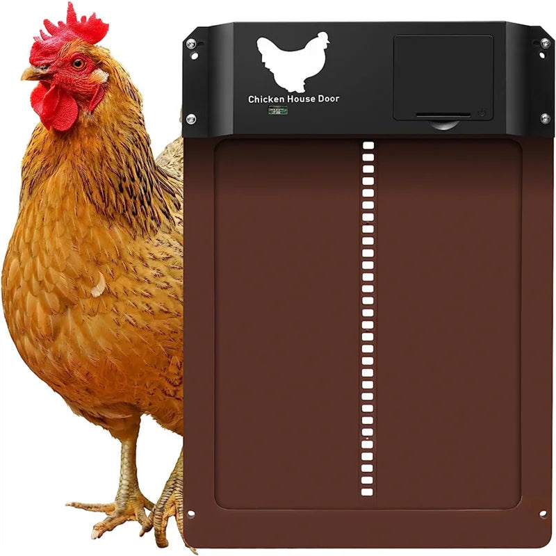Automatic Chicken Coop Door Opener – Light Sensor Battery Powered Coop Door Opener Axl