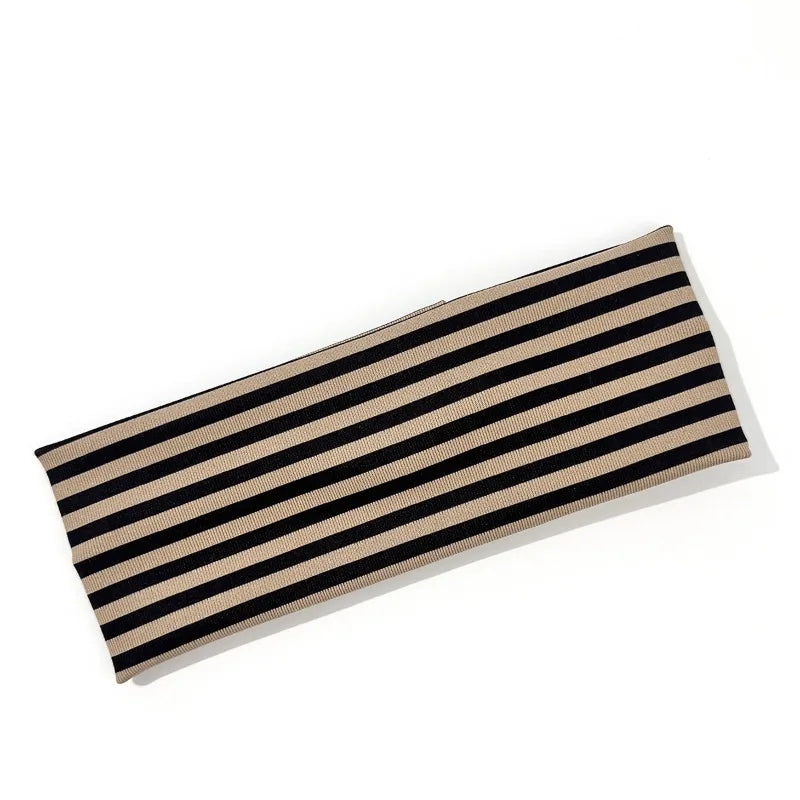 Striped Elastic Headbands Set – Cotton Hair Bands for Women Elastic Headband Set Axl