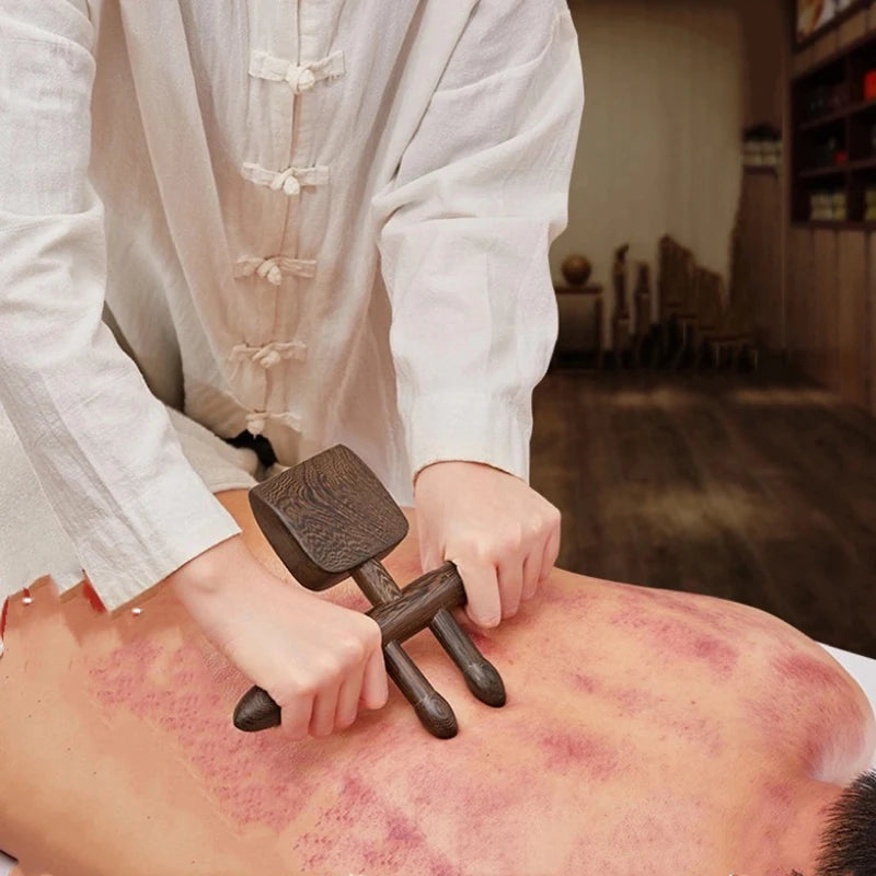 Wenge Wood Gua Sha Rolling Stick – Handheld Massage Tool Gua Sha Massage Tool Axl