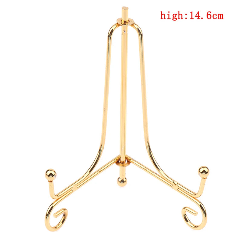 Gold Iron Display Stand – Easel for Plates, Photos & Books Display Stand Easel Axl 14.6cm