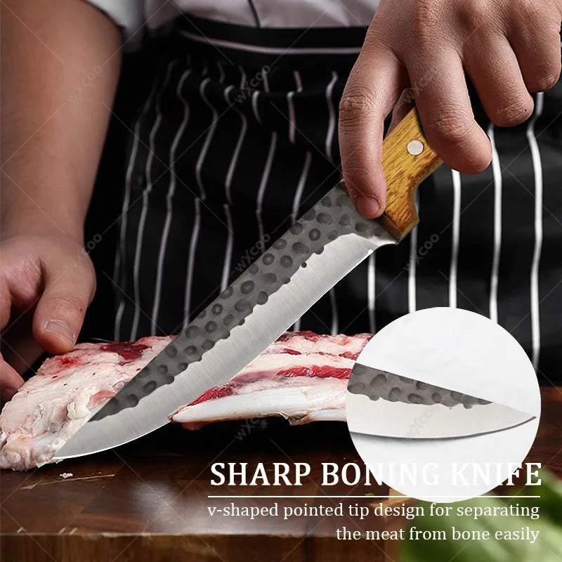 Professional Boning Knife – Stainless Steel Butcher Slicing Knife Boning Knife Axl
