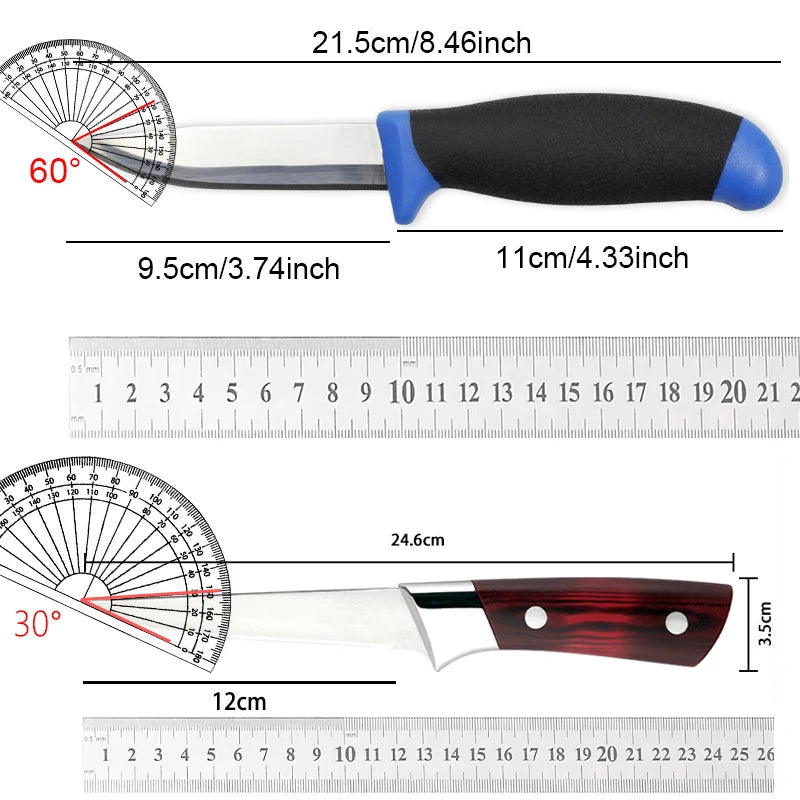 Professional Japanese Boning Knife – 12" Stainless Steel Blade Boning Knife Axl